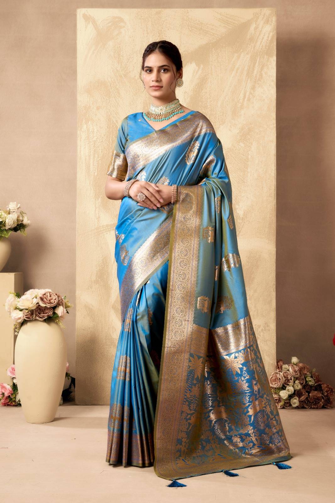 Sabyasachi By Gobuni 01 To 03 Series Indian Traditional Wear Collection Fancy Colorful Party Wear Soft Silk Saree At Wholesale Price